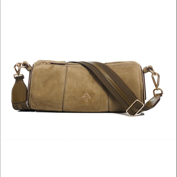 manu atelier Handbags - Manu Atelier Suede Khaki Bag